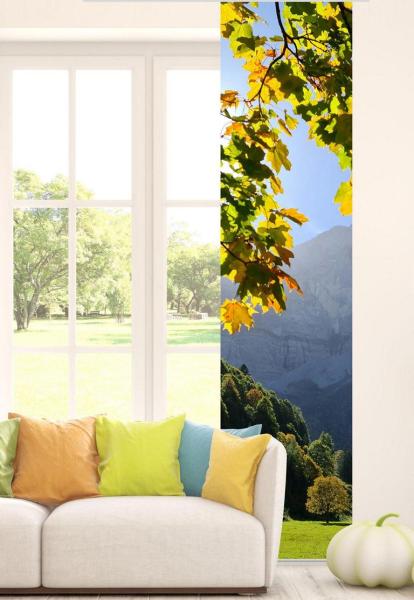 Flächenvorhang Der Herbst beginnt , Schiebevorhang, Schiebegardine, modern, 60 cm breit, 2,65 m h